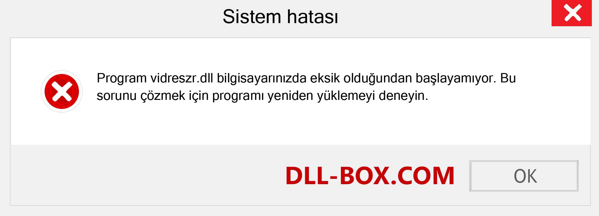 vidreszr.dll dosyası eksik mi? Windows 7, 8, 10 için İndirin - Windows'ta vidreszr dll Eksik Hatasını Düzeltin, fotoğraflar, resimler